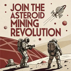 Retro poster: Join the Asteroid Mining Revolution